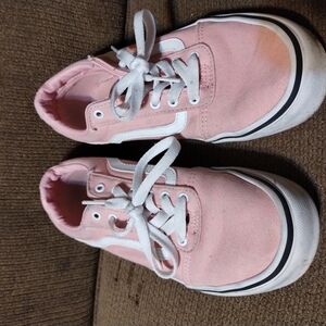 Kids Pink Canvas Sneakers